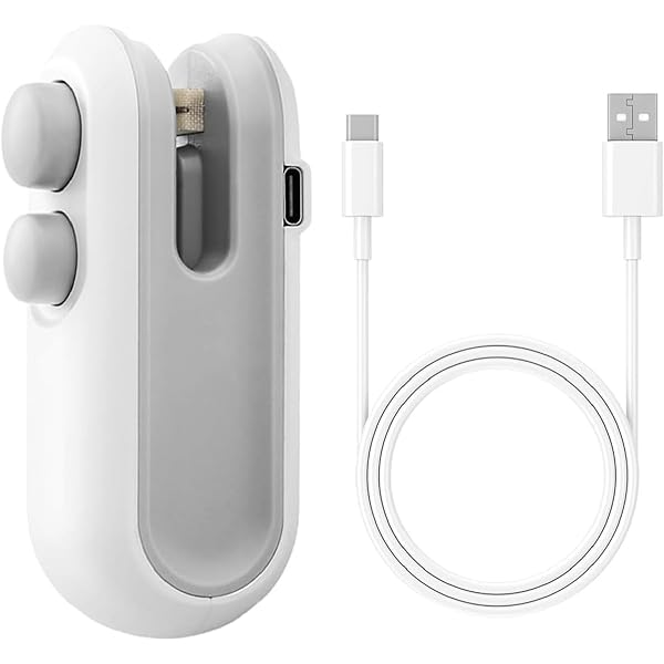 Portable Mini Sealing Machine 2 in 1 USB Rechargeable-Nexioco