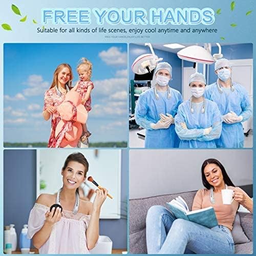 Portable Bladeless Hanging Rechargeable Neck Fan -Nexioxo